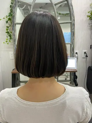 セミロング カットパーマ✂️ 小坂田玲亜のヘアスタイル