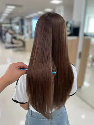 ロング カラー ベージュ カラー🧸ゆいなのヘアスタイル