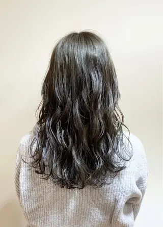 セミロング カラー 大橋 拓巳のヘアスタイル