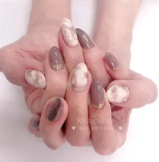 ミディアム ネイル ネイルクレアズ所属・NAIL CREAs ネイルクレアズのネイルデザイン