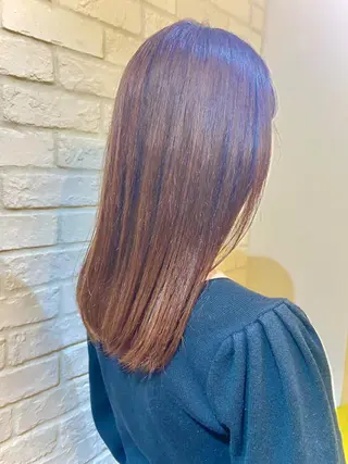 セミロング カラー ヘアアレンジ 🍓後藤 はるな🍓のヘアスタイル