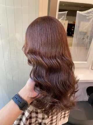 ミディアム カラー レイヤー/韓国❣️ 髪質改善/亘紘輝のヘアスタイル