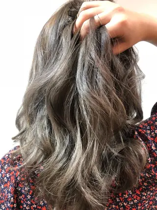 セミロング カラー 髪質改善/艶髪 永山のヘアスタイル