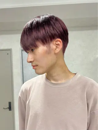 ショート カラー メンズ ☀️ボブスタイル特化 大山あさひ☀️のヘアスタイル