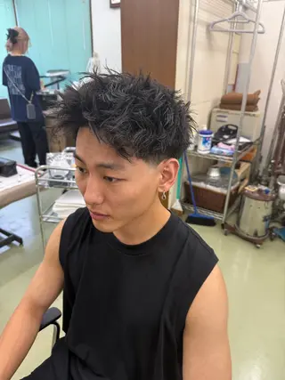 ショート パーマ ibuki カット✂️パーマ🌀のヘアスタイル