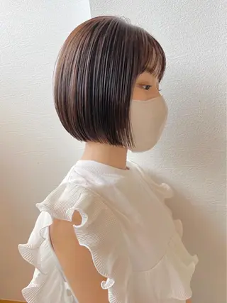 ショート ✨艶髪🍒ナチュラル な縮毛矯正🍊Noaのヘアスタイル