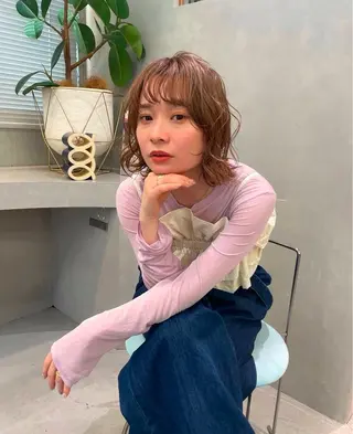 ショート カラー Elilume MIYUのヘアスタイル