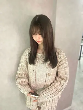 カラー 色落ちまで可愛く✨ モテカラー別所好葉のヘアスタイル