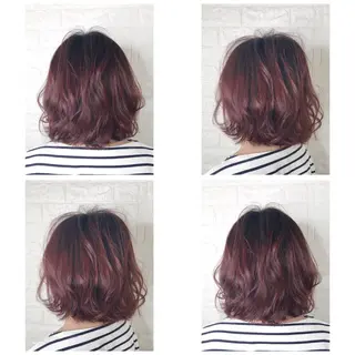 ショート カラー KIZU 髪質改善 オカルト怪談のヘアスタイル