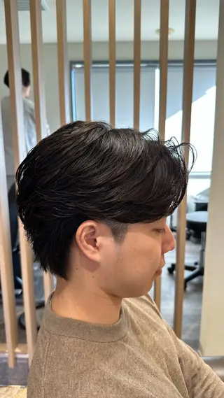 パーマ メンズ 【メンズパーマ】比嘉 啓人のヘアスタイル