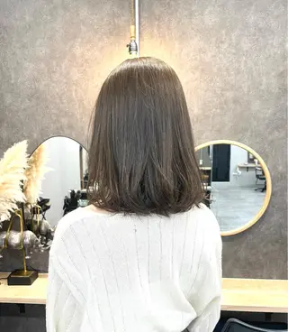 ミディアム カラー いなみね はるきのヘアスタイル