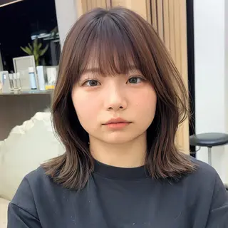 セミロング カラー メンズ/韓国レイヤー /縮毛矯正/📍爽太のヘアスタイル