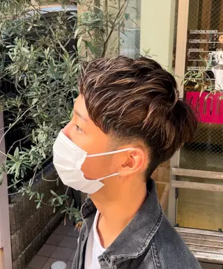 カラー メンズ EARTH菊名店👾 ひらのすぐるのヘアスタイル