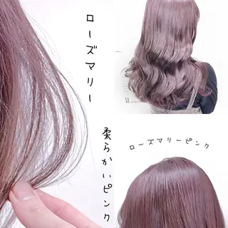 ミディアム カラー 柔らかbeige モトキのヘアスタイル
