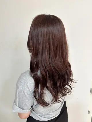 ロング 近藤 莉々香のヘアスタイル
