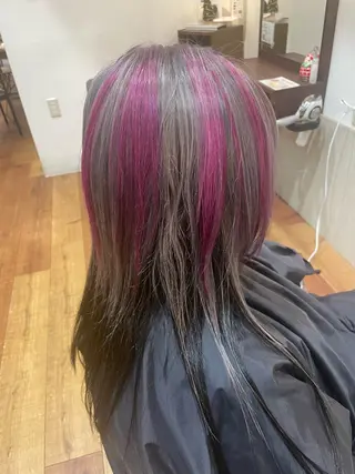 ロング カラー molla所属・浅香山✨美髪✨ やまもとあきこのヘアスタイル