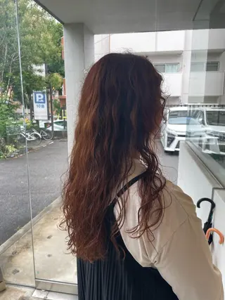 カラー 上村 あやののヘアスタイル