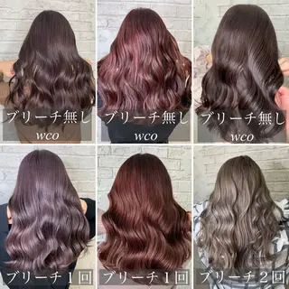 セミロング 🇺🇸ハイライト特 化美容師🇺🇸漆沢のヘアスタイル