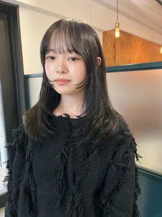 セミロング カラー 暖色/パーマ 🌼クニトウメイのヘアスタイル