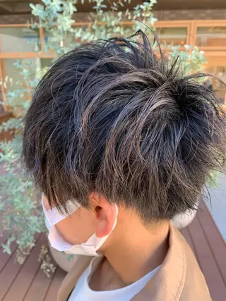 パーマ メンズ 縮毛矯正 髪質改善 鈴木のヘアスタイル