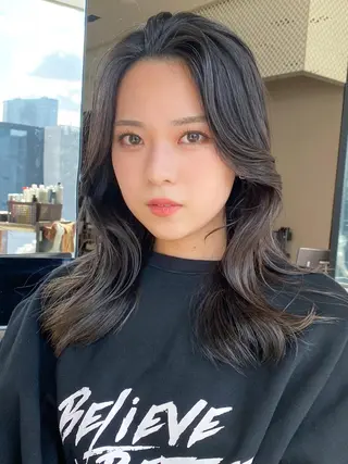 セミロング 【1日2名様限定】 AFLOAT白川雄副のヘアスタイル