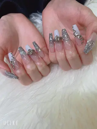 ロング JNA認定講師🌸 RIEのネイルデザイン