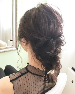 ヘアアレンジ KINGKONG BARBERSHOP by  ALVAREZ所属・takebuchi harukaのヘアスタイル