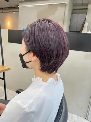 ショート カラー カット・ブリーチ TAIGAのヘアスタイル