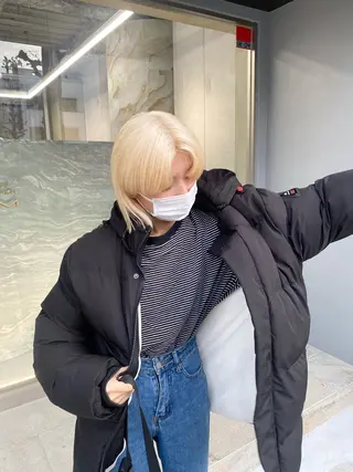 ショート カラー qulim所属・前橋 姫奈のヘアスタイル