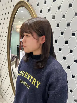 ミディアム 大人girly／ 銀座RINOSEのヘアスタイル