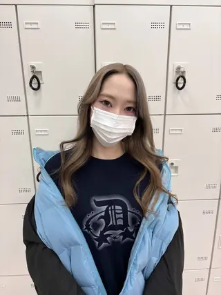 ロング カラー 表参道ハッシュカット レイヤー/リノンのヘアスタイル