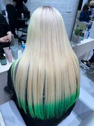 ロング カラー ヘアアレンジ stair:case所属・🫧髪質改善 ブリー チNo.1🫧油谷樹のヘアスタイル