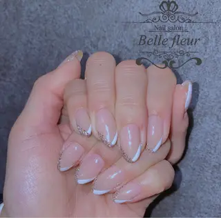 ミディアム ネイル Belle fleurのネイルデザイン