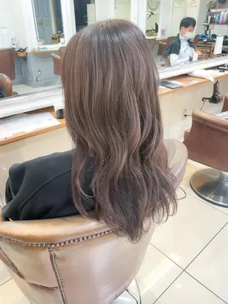 セミロング カラー ✨カラー支持No.1 🧸ワキ カナコ🧸のヘアスタイル