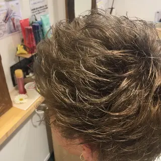 カラー メンズ 髪質改善 十河　勇作のヘアスタイル