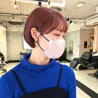 ショート カラー ヘアアレンジ TIDEHAIR SHIHOのヘアスタイル