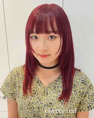 セミロング カラー ヘアアレンジ topstylist 🖤川辺晴加🖤のヘアスタイル