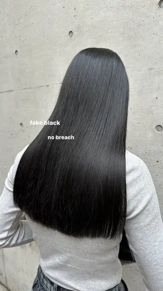 ロング カラー v-lab studio所属・韓国レイヤーカット/ 艶カラー/ noaのヘアスタイル