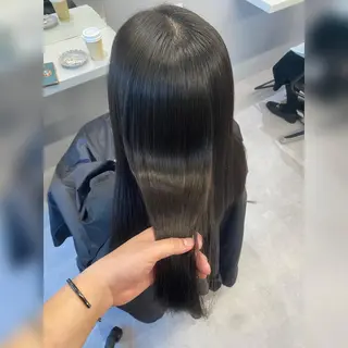 セミロング 韓国風cut/ 縮毛矯正/正岡幹康のヘアスタイル