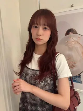 ロング カラー riria🎀カット /透明感カラーのヘアスタイル