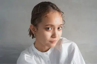 ショート カラー 美髪ストレート 川本雄己のヘアスタイル