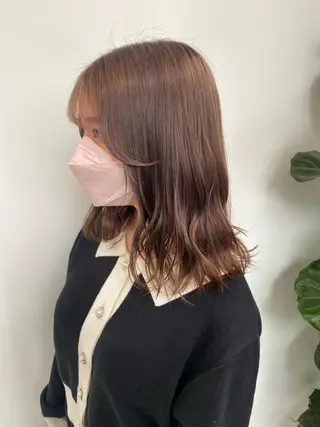 セミロング カラー 🌼ハイライト透明感 🌼maiのヘアスタイル