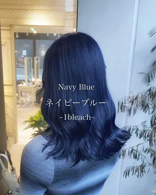 セミロング カラー THESALONS所属・🤍ブリーチカラー /寄田龍樹🤍のヘアスタイル