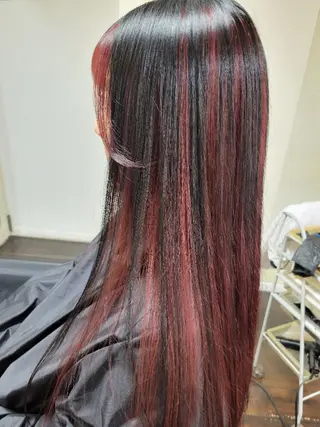 ロング 遠藤 史秋のヘアスタイル