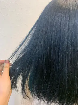 セミロング カラー a-o横浜所属・色落ちまでキレイに! !女性サロンのヘアスタイル