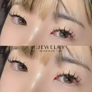 マツエク・マツパ M.jewery Aoiのマツエク・マツパデザイン