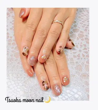ネイル 🌙都岡 ムーンネイルのネイルデザイン