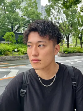 パーマ メンズ mulum所属・ボブパーマ/ ウルフパーマ原科🪴のヘアスタイル