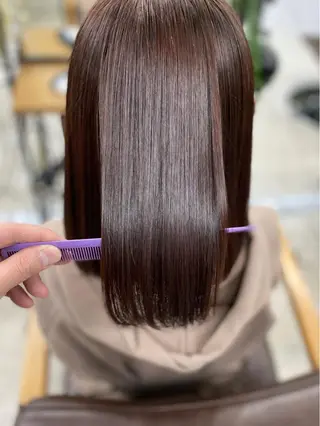 セミロング レディース人気 🦊菅谷のヘアスタイル
