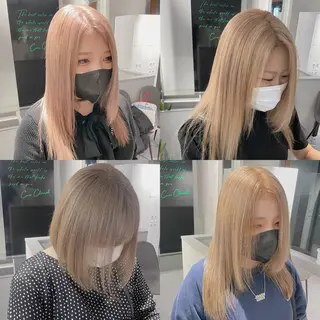 ロング カラー ikuma/ ミルクティーのヘアスタイル